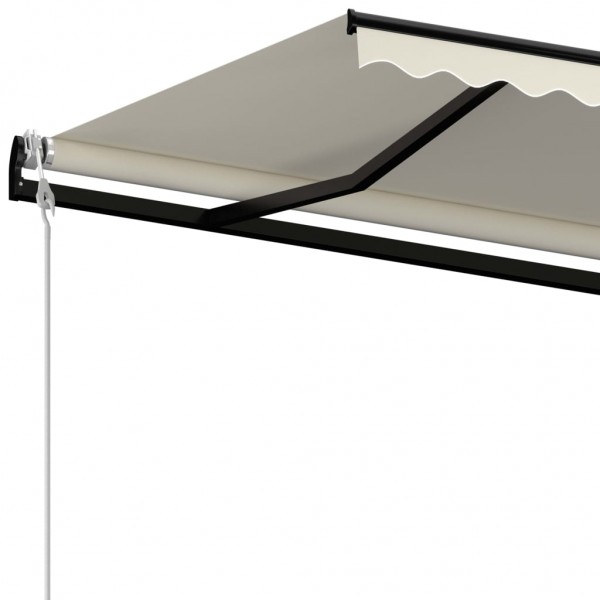 Toldo retráctil automático crema 400x350 cm M 5