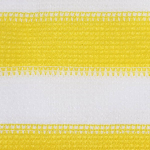 Tela de varanda 120x600 cm PEAD amarelo e branco M 2