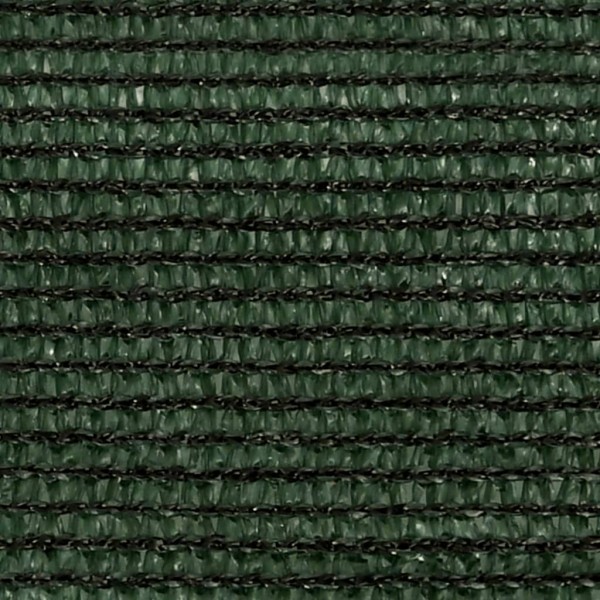 Para-sol estilo vela 160 g/m² 5x6x6 m PEAD verde-escuro M 2