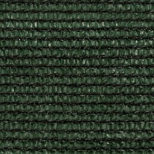Para-sol estilo vela 160 g/m² 3/4x3 m PEAD verde-escuro H