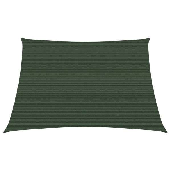 Toldo de vela verde oscuro HDPE 160 g/m² 3/4x3 m M 4