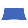 Toldo de vela HDPE azul 160 g/m² 2x2 m 3