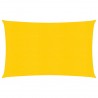 Toldo de vela HDPE amarillo 160 g/m² 2x4 m 1