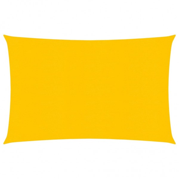Toldo de vela HDPE amarrilo 160 g/m² 2.5x4 m D
