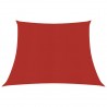Para-sol estilo vela 160 g/m² 3/4x2 m PEAD vermelho 1