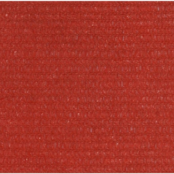 Para-sol estilo vela 160 g/m² 3/4x2 m PEAD vermelho M 2