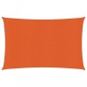 Toldo de vela naranja HDPE 160 g/m² 3.5x4.5 m 1