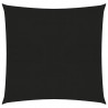 Toldo de vela negro HDPE 160 g/m² 3x3 m 1