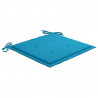 Almofadões p/ cadeiras jardim 2 pcs 40x40x3 cm oxford azul 2