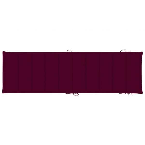 Almofadão p/ espreguiçadeira tecido oxford vermelho tinto M 5