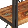 Estante c/ 3 prateleiras 60x30x80 cm madeira recuperada maciça 4