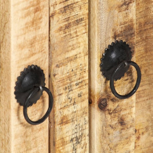 Aparador de madera maciza de mango 172x35x80 cm M 3