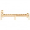 Estrutura de cama 90x200 cm pinho maciço 4