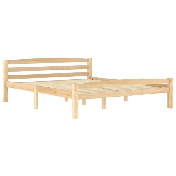 Estrutura de cama em pinho maciço 160x200 cm M 2