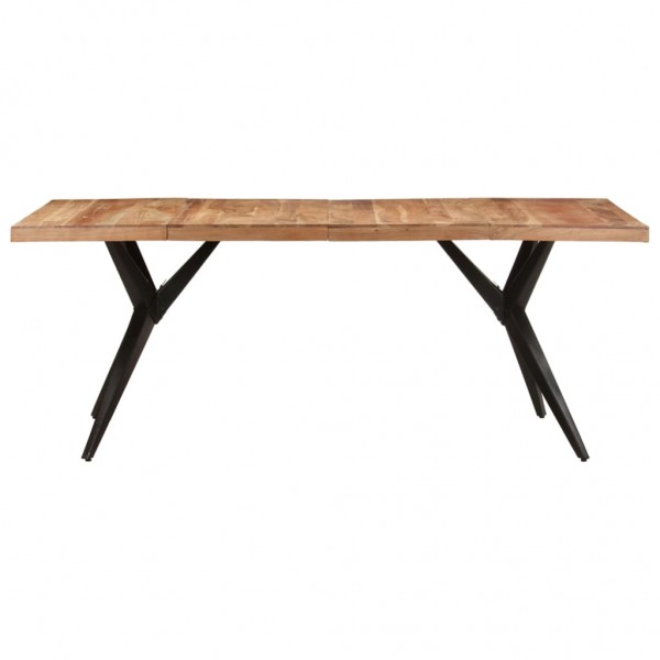 Mesa de jantar 200x90x76 cm madeira de acácia maciça M 2