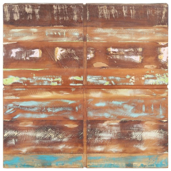 Mesa de centro 80x80x28 cm madeira recuperada maciça M 5