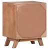 Mesa de cabeceira 40x30x50 cm madeira de mangueira maciça 4