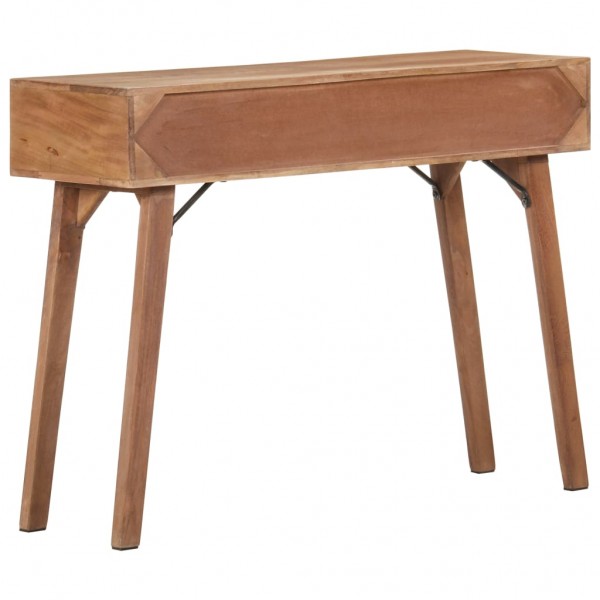 Mesa consola de madeira maciça de mangue 100x35x76 cm M 5
