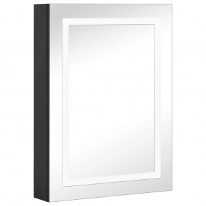 Mueble de baño con espejo LED 50x13x70 cm H