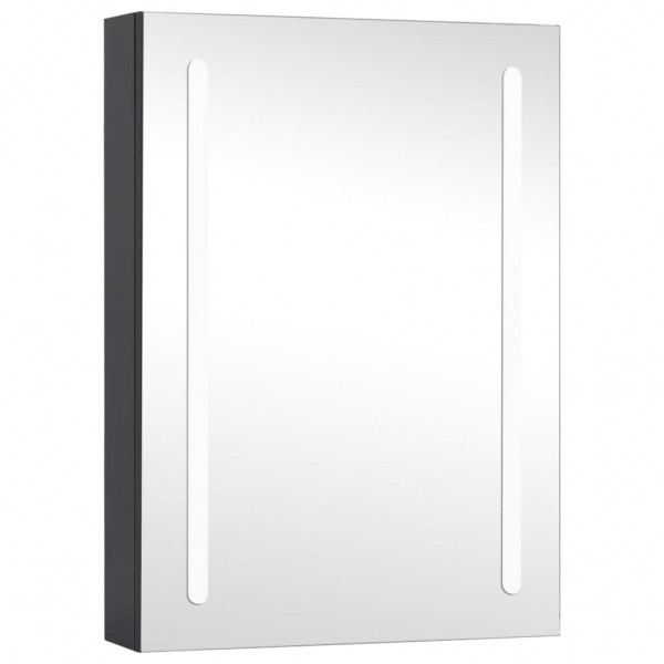 Armário espelhado para casa de banho com LED 50x13x70 cm M 2