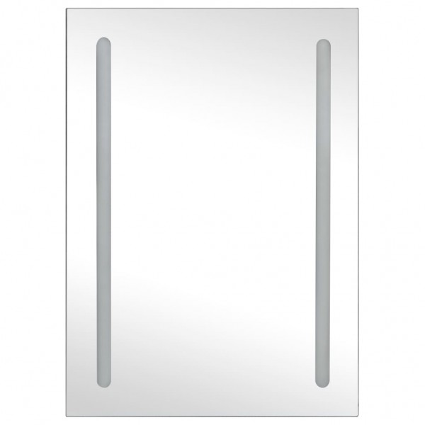 Armário espelhado para casa de banho com LED 50x13x70 cm M 4