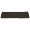 Tapetes de escada autoadesivos 15 peças 65x21x4 cm antracite borda retangular 3