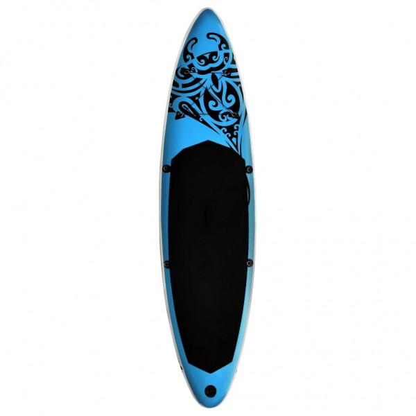 Conjunto prancha de paddle SUP insuflável 305x76x15 cm azul M 4