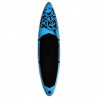 Juego de tabla de paddle surf hinchable azul 305x76x15 cm 4