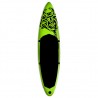 Juego de tabla de paddle surf hinchable verde 305x76x15 cm 3