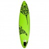 Juego de tabla de paddle surf hinchable verde 305x76x15 cm 4