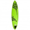 Juego de tabla de paddle surf hinchable verde 366x76x15 cm 4