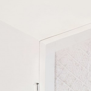 Aparador de madera maciza de mango 60x30x76 cm H