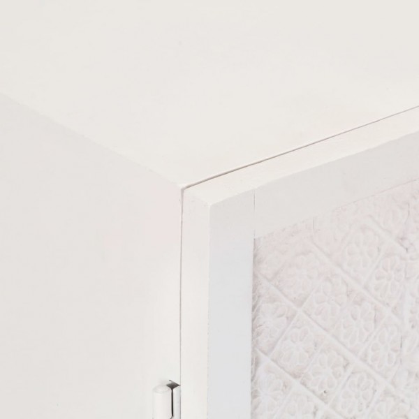 Aparador de madera maciza de mango 60x30x76 cm M 2