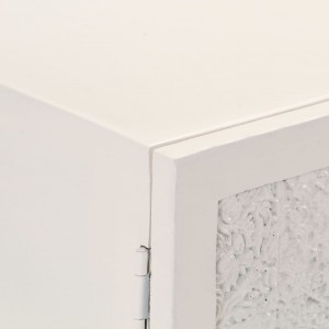 Aparador de madera maciza de mango 115x30x76 cm H