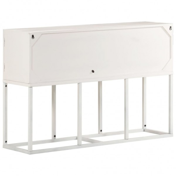 Aparador de madera maciza de mango 115x30x76 cm M 5