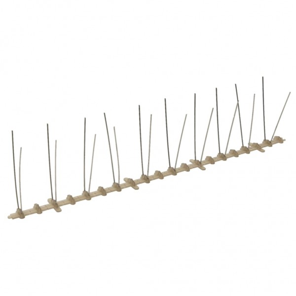 Set de 2 hileras de pinchos contra pájaros y palomas 20 uds 10m M 4