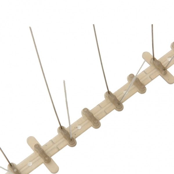 Set de 2 hileras de pinchos contra pájaros y palomas 20 uds 10m M 5