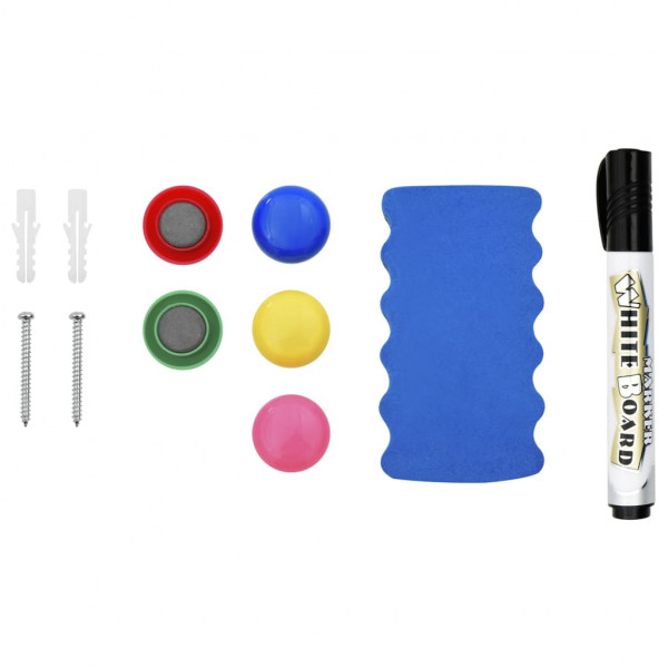 Quadro magnético 110x60 cm aço branco M 5