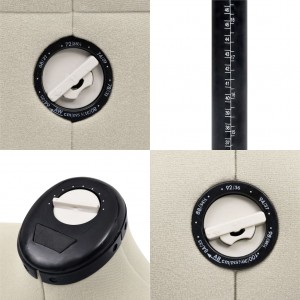 Manequim feminino ajustável tamanho S 33-40 cor creme H