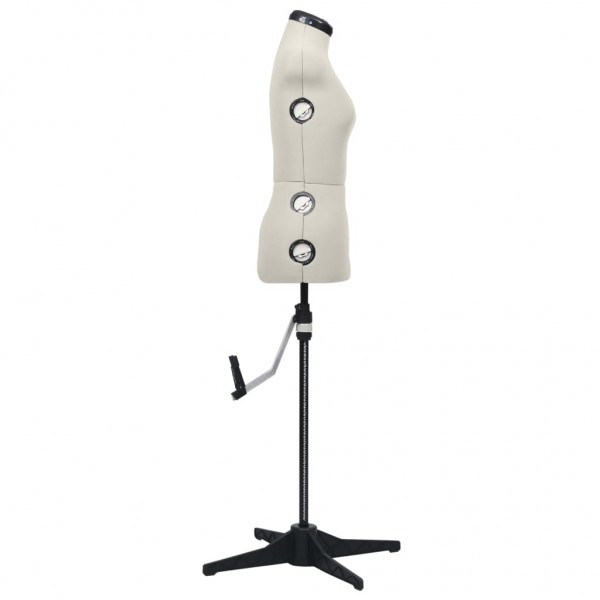 Manequim feminino ajustável tamanho S 33-40 cor creme M 5