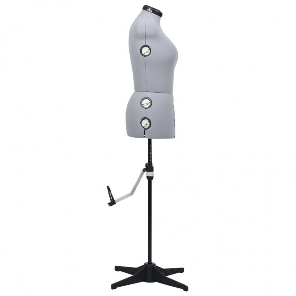 Maniquí de sastre ajustable mujer gris talla M 40-46 M 5