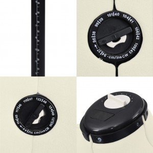 Maniquí de sastre ajustable mujer color crema talla L 44-50 H