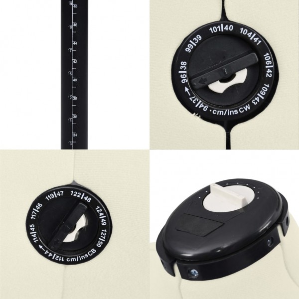 Maniquí de sastre ajustable mujer color crema talla L 44-50 M 2