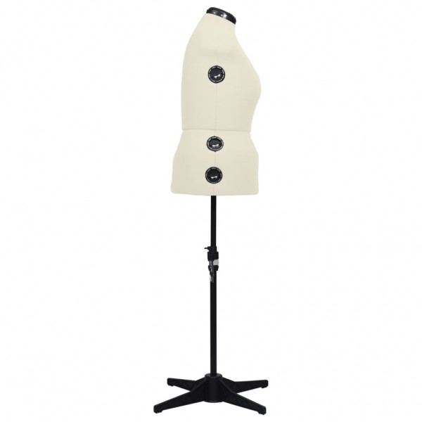 Manequim feminino ajustável tamanho L 44-50 cor creme M 4