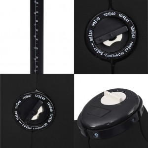 Manequim feminino ajustável tamanho L 44-50 preto H