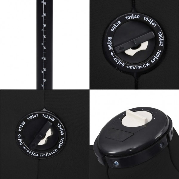 Manequim feminino ajustável tamanho L 44-50 preto M 2