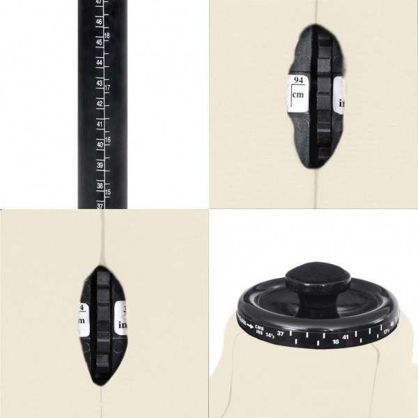 Manequim masculino ajustável tamanho 37-45 cor creme M 2