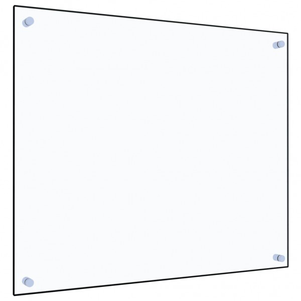 Protector contra salpicaduras cocina vidrio templado 70x60 cm M 2