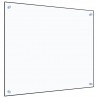 Protector contra salpicaduras cocina vidrio templado 70x60 cm 2