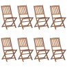 Sillas de exterior plegables 8 uds madera maciza acacia 1